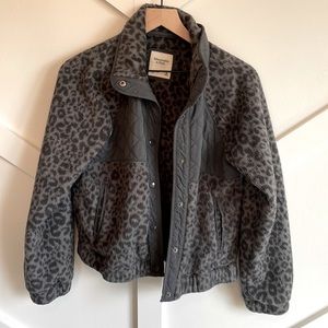 Abercrombie & Fitch Quilted Snap-Up Jacket XS